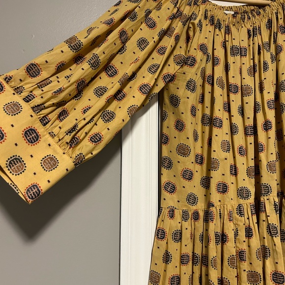 Toteme cotton print midi dress - Picture 3 of 11